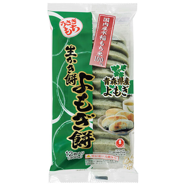 うさぎもち 生かき餅 よもぎ餅 300g(12枚入)×10袋入｜ 送料無料 もち 生かき餅 よもぎ餅 5,147円