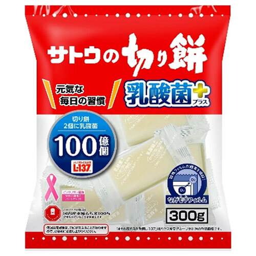 サトウ食品 サトウの切り餅 乳酸菌プラス 300g×12袋入×(2ケース)｜ 送料無料 きりもち 餅 もち 乳酸菌 サトウ さとう 7,861円
