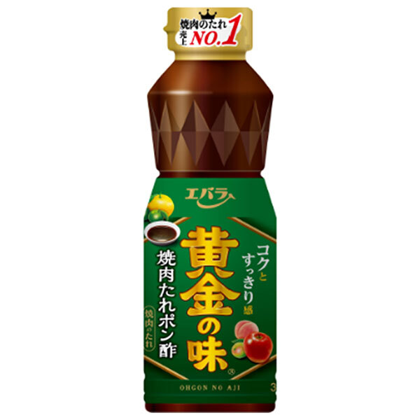 エバラ食品 黄金の味 焼肉のたれ ポン酢 360g×12本入×(2ケース)｜ 送料無料 調味料 黄金の味 タレ 焼肉のたれ ぽん酢