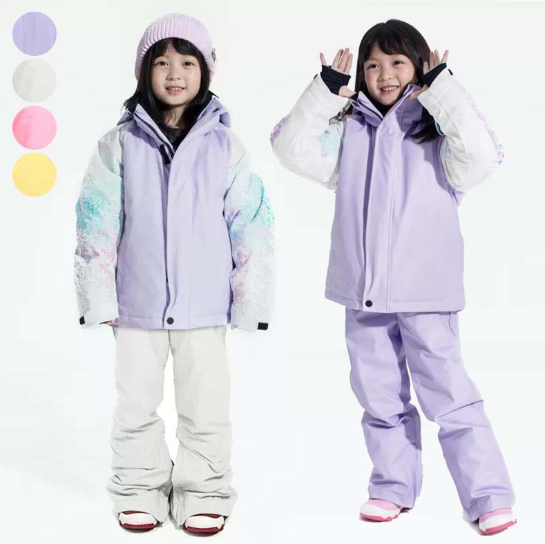 【送料無料】キッズスキーウェア 子ども スキーウェア 上下セット ジャケット パンツ 雪遊び 防水 ボードウェア スノボウェア キッズ 子供 スノーウェア スノーウエア スキーウエア 男の子 スキー ウェア 女の子 ボーイズ ガールズ 子供用 ジュニア スノボ 激安