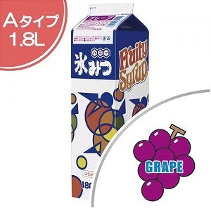 ハニー 氷みつ グレープ 1.8L (1本) かき氷シロップ