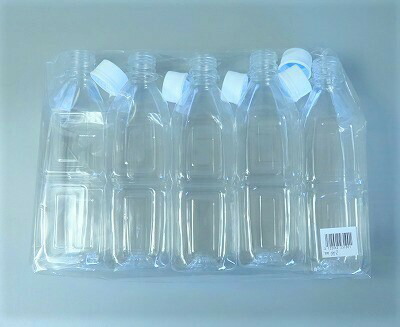 楽天市場】【送料無料】ペットボトル容器 500ml キャップ付き 10本入