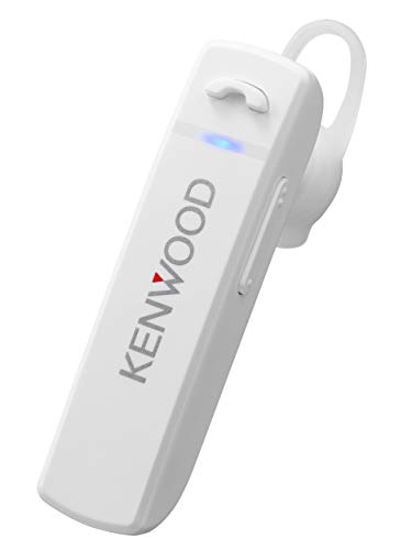 KENWOOD KH-M300-W 片耳ヘッドセット Bluetooth対応 連続通話時間 約23時間 左右両耳対応 テレワーク・テレビ会議向け