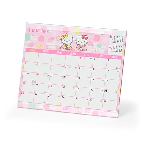 楽天市場】ランキング受賞!! サンリオ 2026年 カレンダー (日始) 卓上