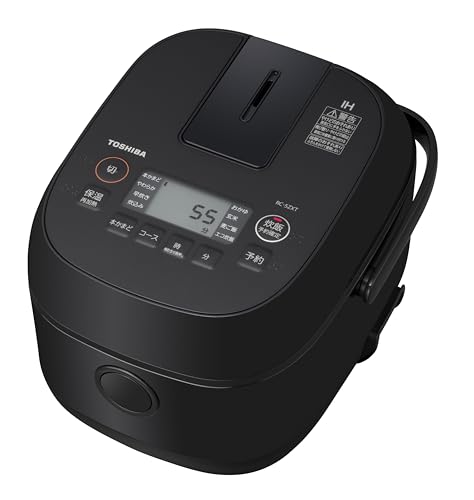 TOSHIBA(東芝) 炊飯器 3合 RC-5ZXT(K) 黒いこと 一人暮らし IH 玄米 保温24第四次元 新生きて行く