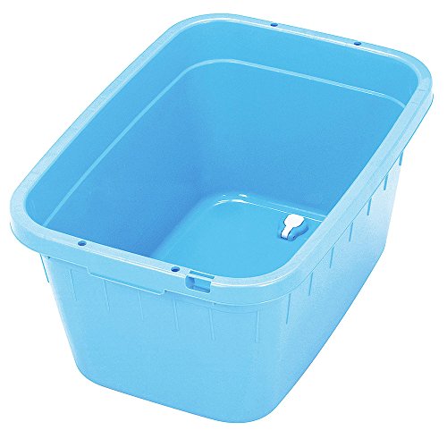 楽天市場】トンボ 角型タライ ジャンボ 水抜き栓付 60型 ブルー 8個