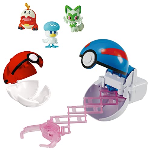 ポケットモンスター モンコレ ポケトルゼ&ポケデルゼ 旅立ちの3匹セット (スーパーボール・モンスターボール)