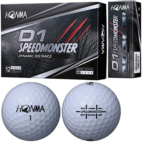 3ダースセットホンマ ゴルフ ボール D1 SPEED MONSTER スピードモンスター 3ダース 36球入り BT2003 本間 HONMA