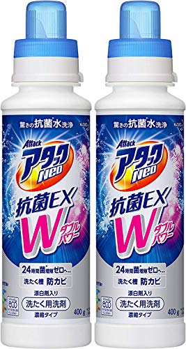 楽天市場】アタックNeo 抗菌EX Wパワー 洗濯洗剤 濃縮液体 本体 400g