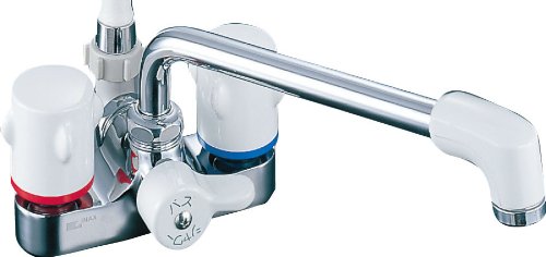 LIXIL 混合栓 シルバー ホワイト　品番:BF-M606 (BFM606) bf-m606.jpg