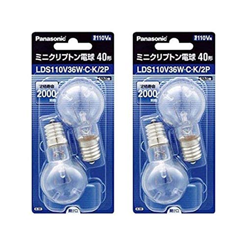 Panasonicミニクリプトン電球　LDS110V36W・C・K/25K　1箱 Panasonic LDS110V36W・C・K/25K パナソニック ミニクリプトン