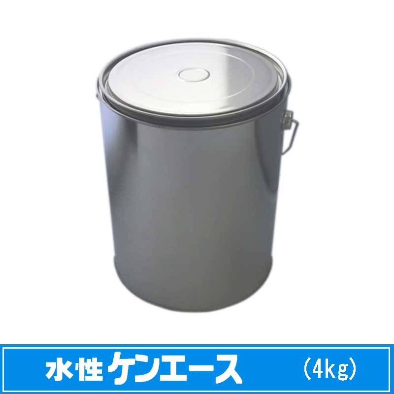ニッペ　水性ケンエース 黒色 4kg 1缶 ［外壁塗料］［日本ペイント］［ニッペ］［送料無料］