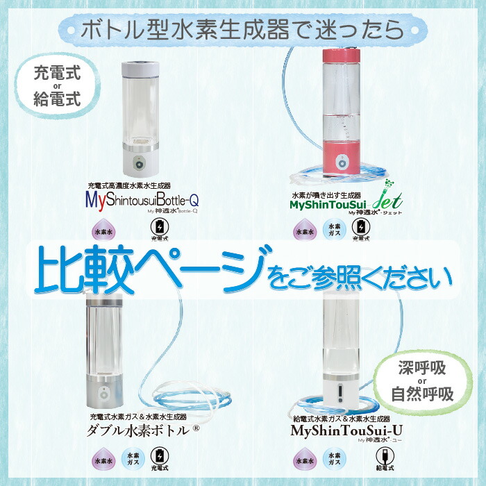 水素吸入器 ダブル水素ボトル 1台 日省エンジニアリング 日本製
