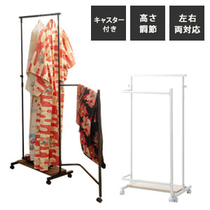 衣桁　和風ハンガーラック　着物掛け　和家具　和小物 楽天市場】和風ハンガーラック 衣桁（2段タイプ）＜和室の着物掛けに