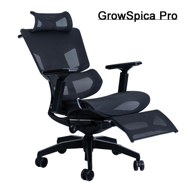 楽天市場】＼ページ限定・マジッククロス付／ 高機能デスクチェア 【送料無料】【GrowSpica Pro】 ハイバック ヘッドレスト アームレスト  フットレスト キャスター : NSTショッピング