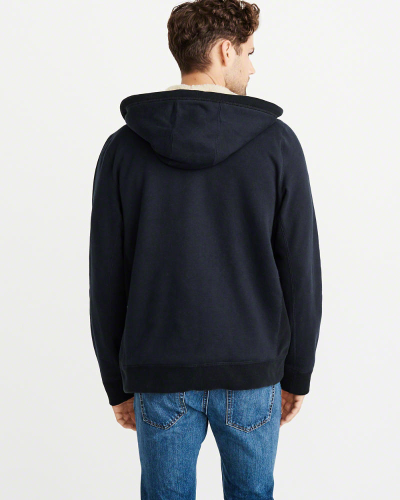 abercrombie sherpa hoodie