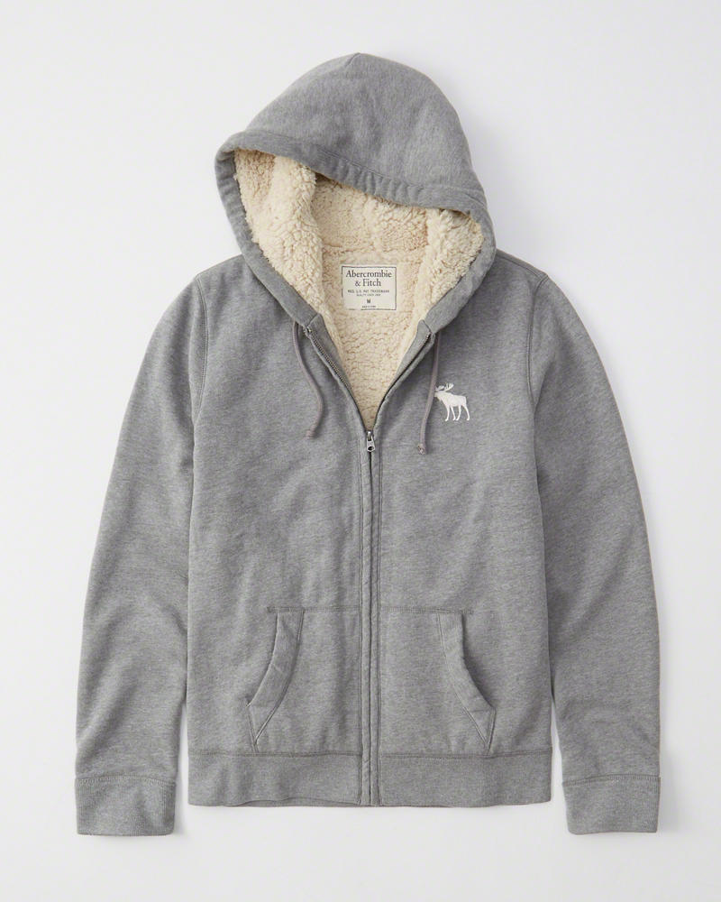 abercrombie sherpa hoodie