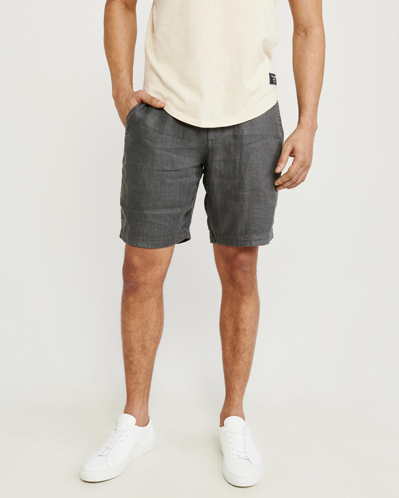 abercrombie linen shorts