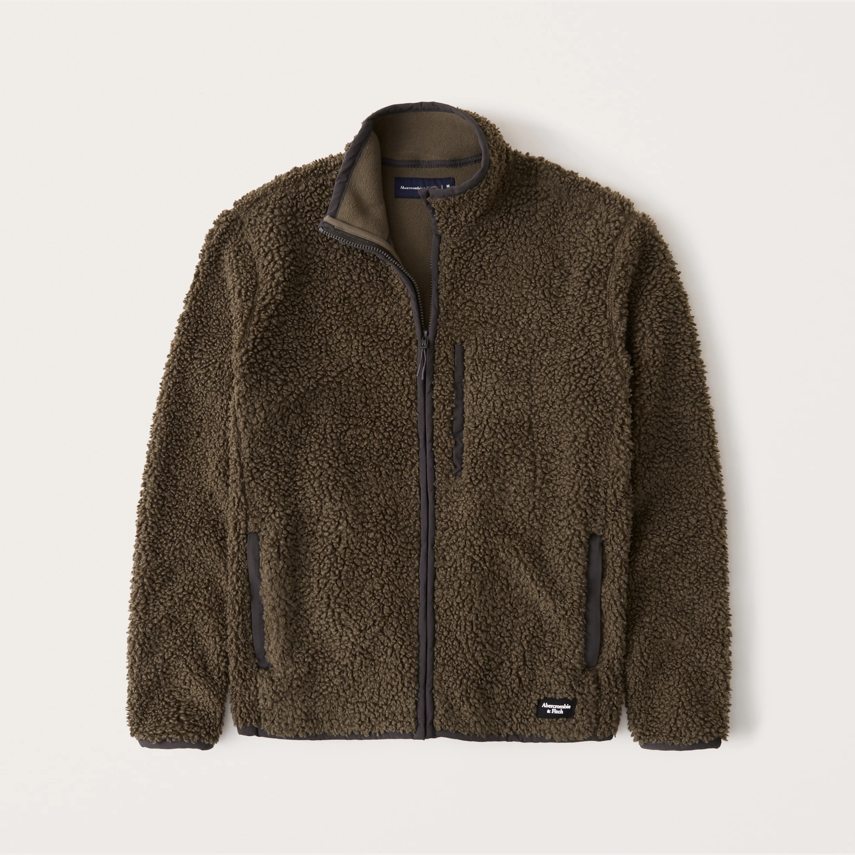 楽天市場】Abercrombie＆Fitch (アバクロンビー＆フィッチ) フード付き フルジップ フリースジャケット (Sherpa  Full-Zip Hooded Jacket) メンズ (Olive) 新品 : ＴＡＧ-楽天市場店