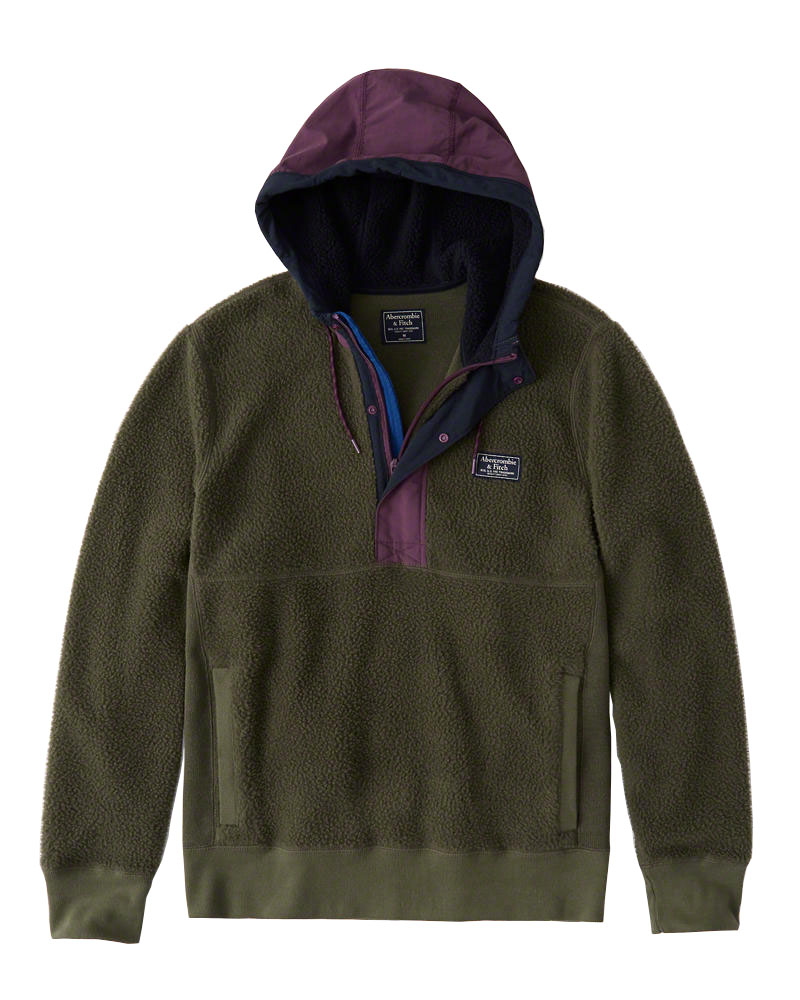 abercrombie sherpa hoodie