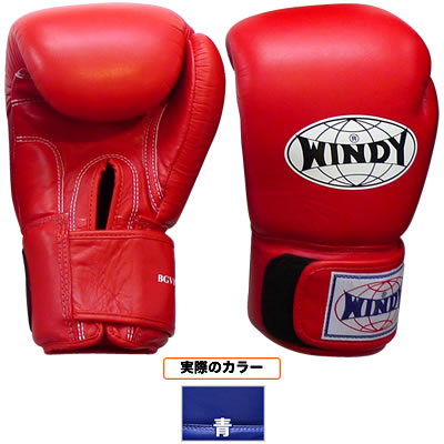 WINDY(ウィンディ) トレーニンググローブ/ペア BGVH 14oz <青>