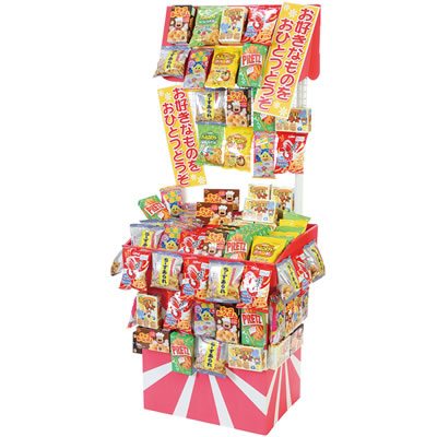 ディスプレイ台とお菓子のセット