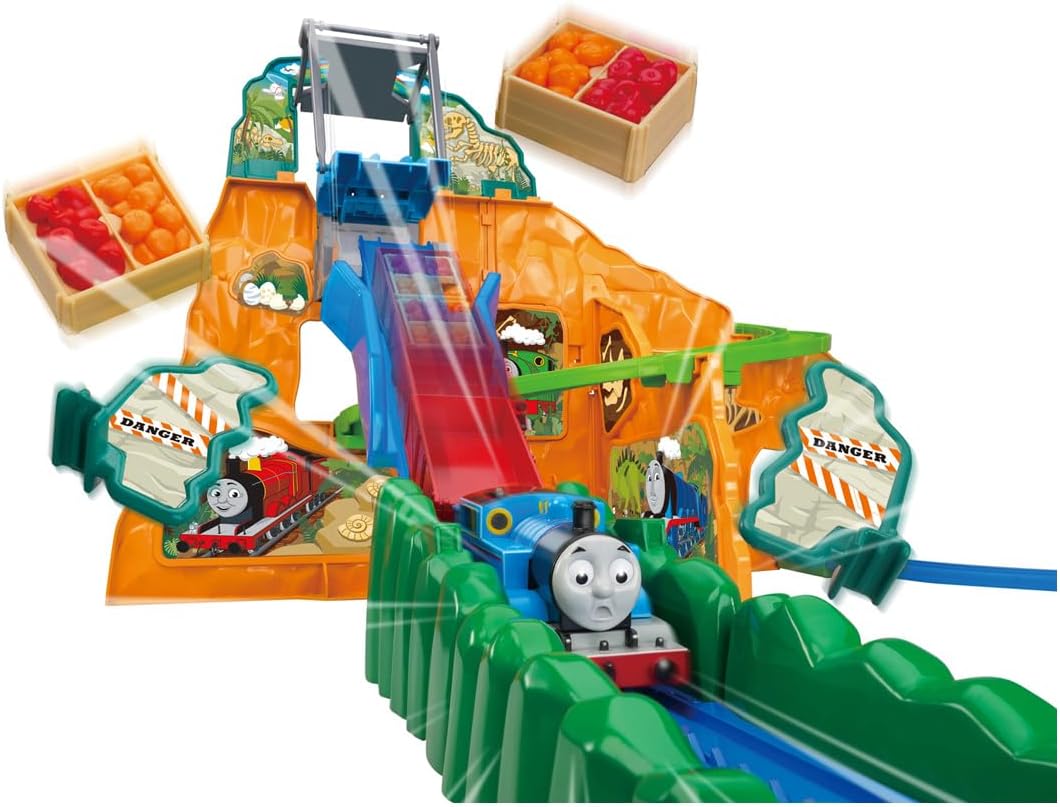 【送料無料】 タカラトミー プラレール きかんしゃトーマス ドキドキ！急降下！ダブルでぶっとびマウンテン（初回特典ぶっとびタル貨車付き） 4904810990611