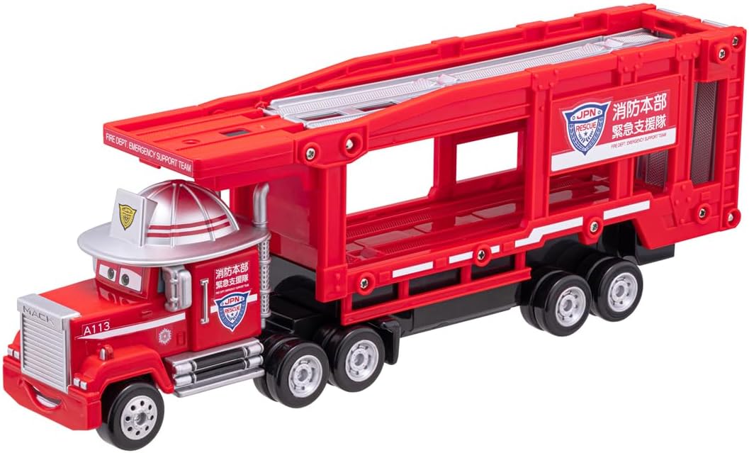 楽天市場】カーズ トミカ 現場へ急行!レスキューキャリアカー マック