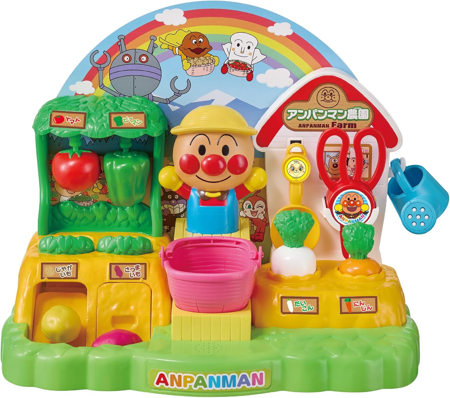 楽天市場】おもちゃ アンパンマン ままごと きって！ほって！ぬいて