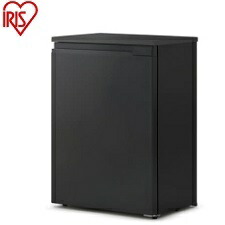 【貨物輸送無料】 アイリスオーヤマ 奥ふかさか細い凍結器 66L 黒いこと IUSN-7A-B