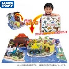 【送料無料】 タカラトミー アニア パッとおかたづけ！恐竜大乱闘ワールド 4904810921134