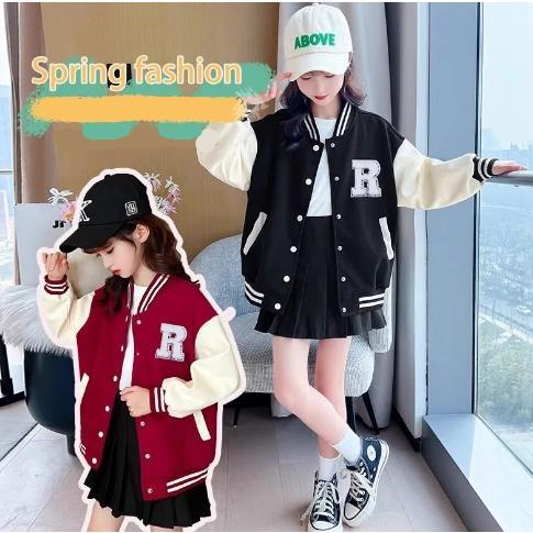 韓国子供服 ジャケット スタジャン アウター コート おしゃれ キッズ ベビー 男の子 女の子 通学 ジュニア服 こども服 小学生 中学生 2色