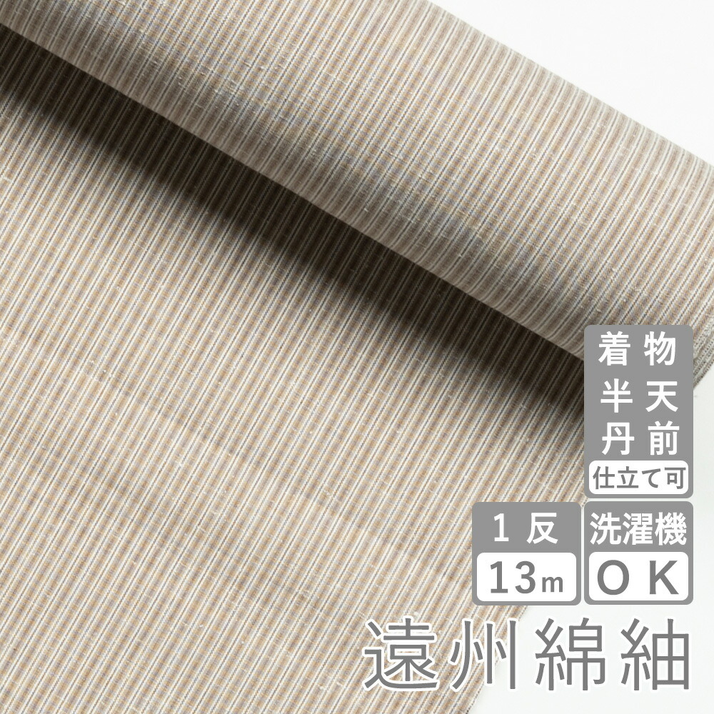 遠州綿紬  S-55 -薄（すすき）-