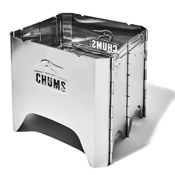 CHUMSブービーフェイスフォールディングファイヤーピットL　CH62-1805[チャムス　Booby Face Folding Fire Pit L　キャンプ　アウトドア　焚火台]｜Number7 ナンバーセブン ゴルフ