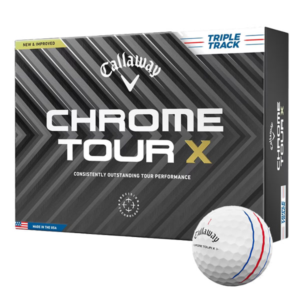 Callaway Chrome Tour X　トリプルトラック ゴルフボール3盒 楽天市場】キャロウェイ 2024 CHROME TOUR X トリプル・トラック