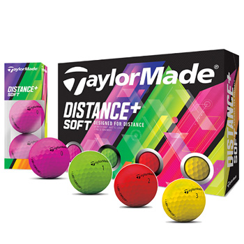 テーラーメイド 19 ディスタンス ソフト マルチカラー ボール M 日本仕様 Taylormade Golf カラーボール パープル グリーン レッド イエロー ゴルフ 高評価の贈り物