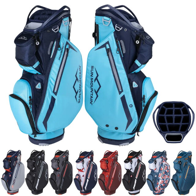 【楽天市場】サンマウンテン 2024 MAVERICK Cart Bag 14WAY 9.0型 US仕様 [SUN MOUNTAIN 14分割 軽量 マーベリック キャディバッグ ゴルフ