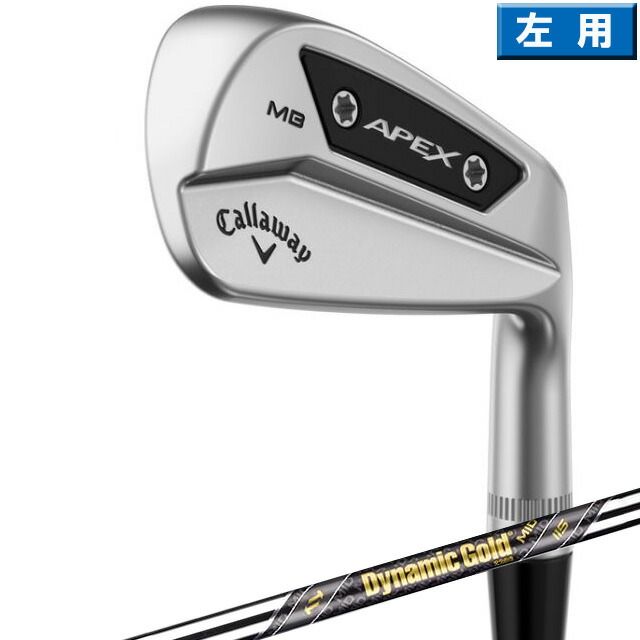 楽天市場】キャロウェイ 2024 Apex MB アイアン 左用 #6 - #10 (PW) 5本セット US仕様 TRUE TEMPER  DYNAMIC GOLD MID 115 スチールシャフト ［Callaway エイペックス MB マッスルバック アイアン ゴルフ LH レフティ]  : Number7 ナンバーセブン ゴルフ