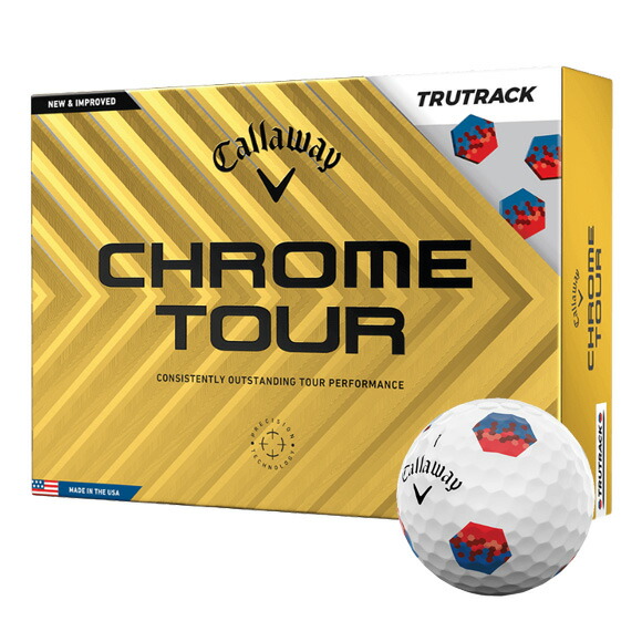 キャロウェイゴルフボール CHROME TOUR TRUTRACK 1ダース5盒 数量限定】キャロウェイ CHROME TOUR / CHROME TOUR X USA