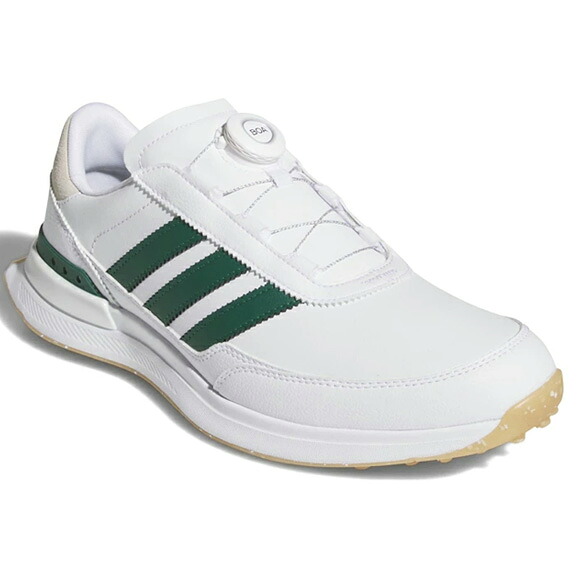 アディダス 2026S2G 26 ボア スパイクレス ゴルフシューズ　JQ3463ホワイト/カレッジグリーン/ガム【adidas 　靴　ゴルフ　OPJ92】｜Number7 ナンバーセブン ゴルフ