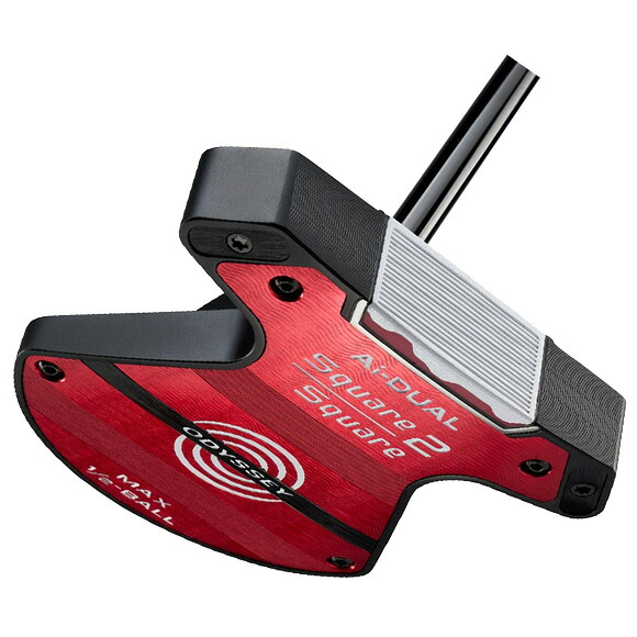 オデッセイ 2026Ai-DUAL Square 2 Square 1/2-BALL MAXパター 日本仕様STROKE LAB 120 BLACK スチールシャフト[odyssey　ゴルフ　PUTTER　 エーアイデュアル]｜Number7 ナンバーセブン ゴルフ
