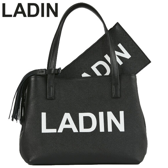 LADIN ミニトートバッグ　Black　ジップ付ポーチ　[ラディン　姫路レザー　本革　ラウンドトート　ラウンドバッグ　ブラック　バッグ　ユニセックス]｜Number7 ナンバーセブン ゴルフ