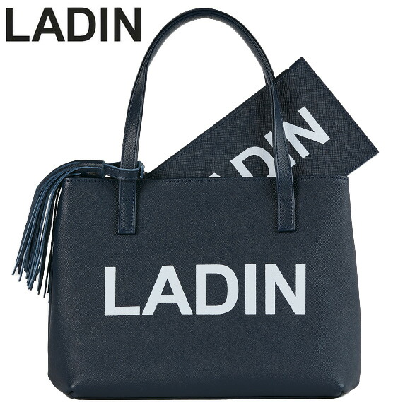 LADIN ミニトートバッグ　Navy　ジップ付ポーチ　[ラディン　姫路レザー　本革　ラウンドトート　ラウンドバッグ　ネイビー　バッグ　ユニセックス]｜Number7 ナンバーセブン ゴルフ