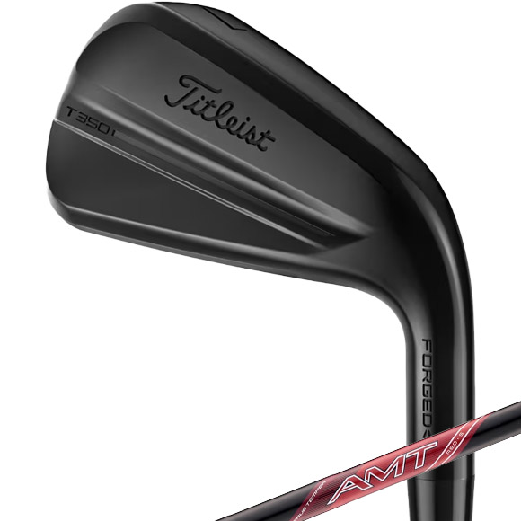 タイトリスト 2026 T350 Black Vapor アイアン 7本セット #5-PW,W(48) US仕様 TRUE TEMPER AMT TOUR Red Onix スチールシャフト　［Titleist IRON アイアン　ブラック　ヴェイパー]｜Number7 ナンバーセブン ゴルフ