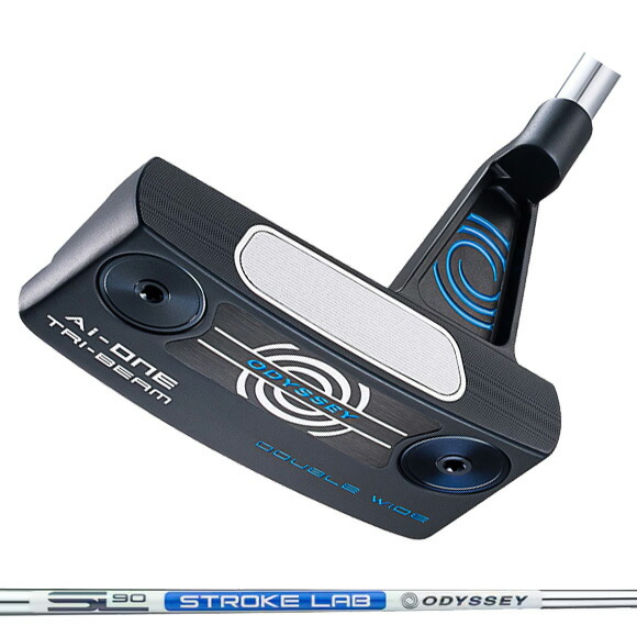 オデッセイ 2024AI-ONE TRI-BEAM DOUBLE WIDEパター 日本仕様STROKE LAB 90シャフト装着[odyssey PUTTER　 エーアイワン トライビーム]｜Number7 ナンバーセブン ゴルフ