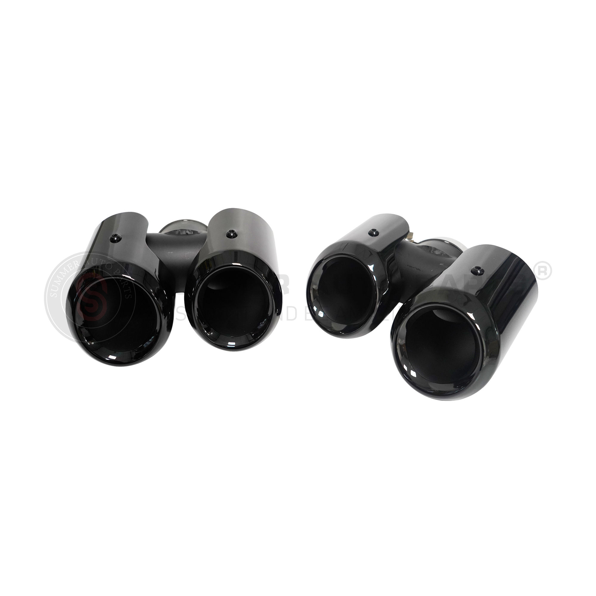 ディフェンダー90/110/130 2020-2025 エギゾーストパイプ グロスブラック/シルバー【並行輸入品】|輸入カーパーツ専門店 NUN