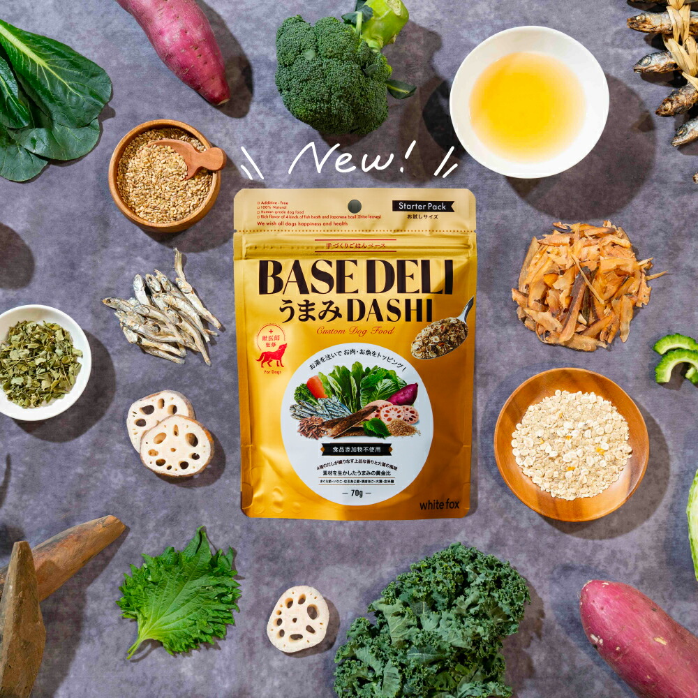 BASEDELI ベースデリ 2袋 未開封 ドッグフード 手作りごはん 愛犬用》手づくりごはんベース BASE DELI - 無添加 国産素材100