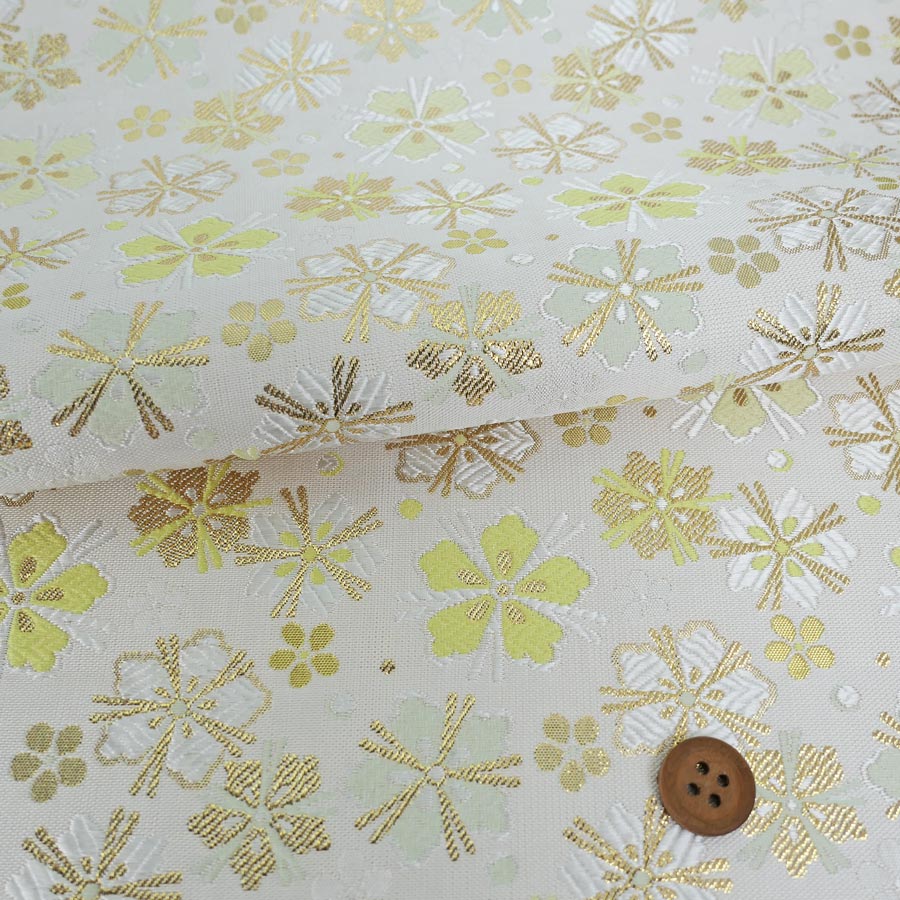 白に金の花模様　金襴布お念珠袋　10個+2　ハンドメイド 楽天市場】【全品ポイント5倍】数珠 女性用 略式数珠 オニキス