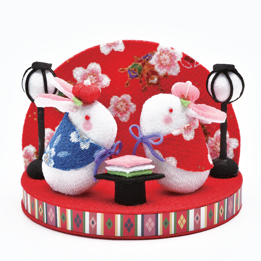 楽天市場】ひな祭りキット・つまみ細工のおひなさま : 布がたり