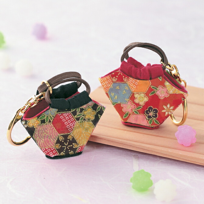 楽天市場】キット・和のミニ着物キーホルダー（桜柄） : 布がたり